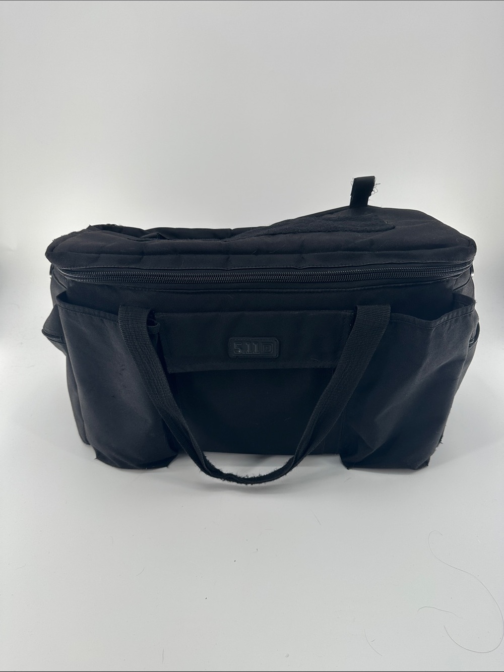 Black Soft-Top Duffel Tote Bag